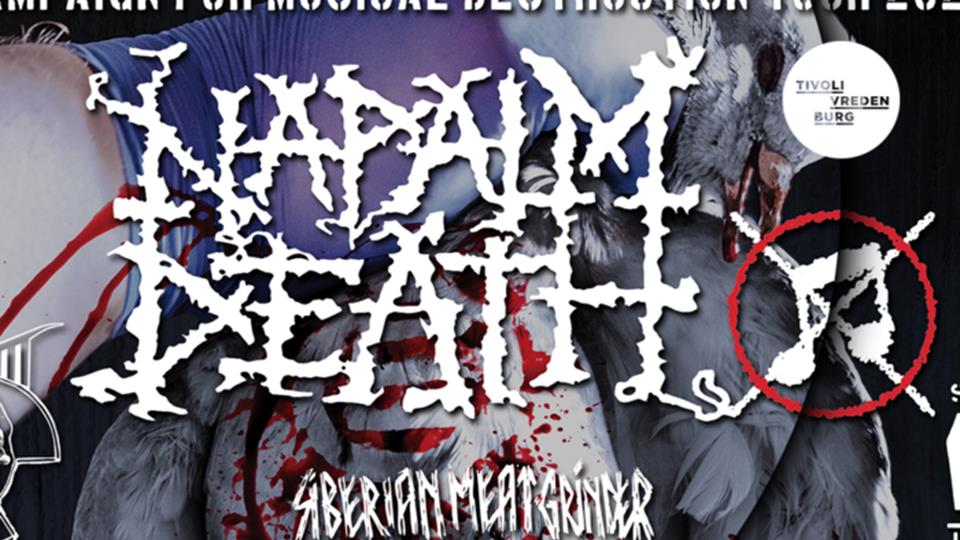 Napalm Death Campaign For Musical Destruction Tour TivoliVredenburg 2022