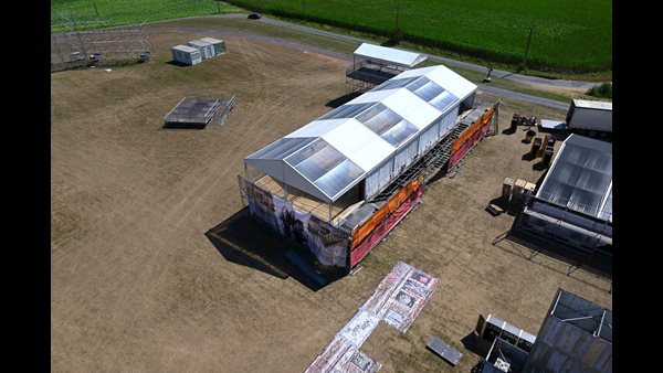 Opbouw van de VIP zone