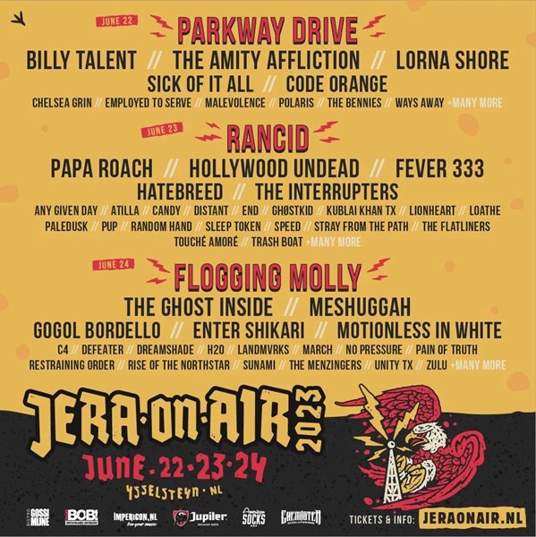 Affiche Jera On Air 2023