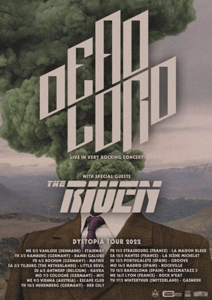 Dead Lord + The Riven Dystopia Tour affiche 2022