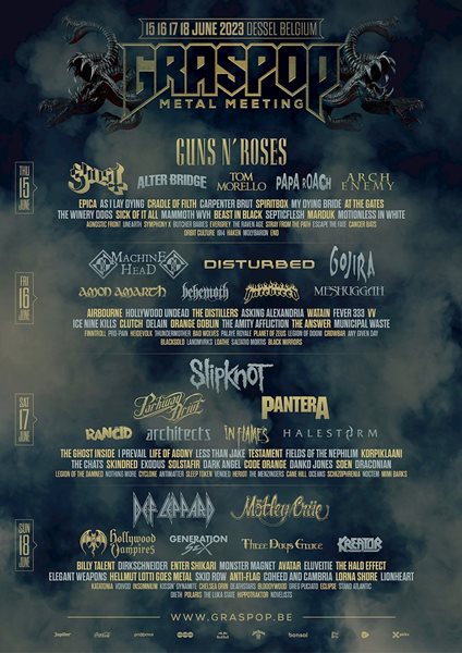 Graspop 2023 affiche1