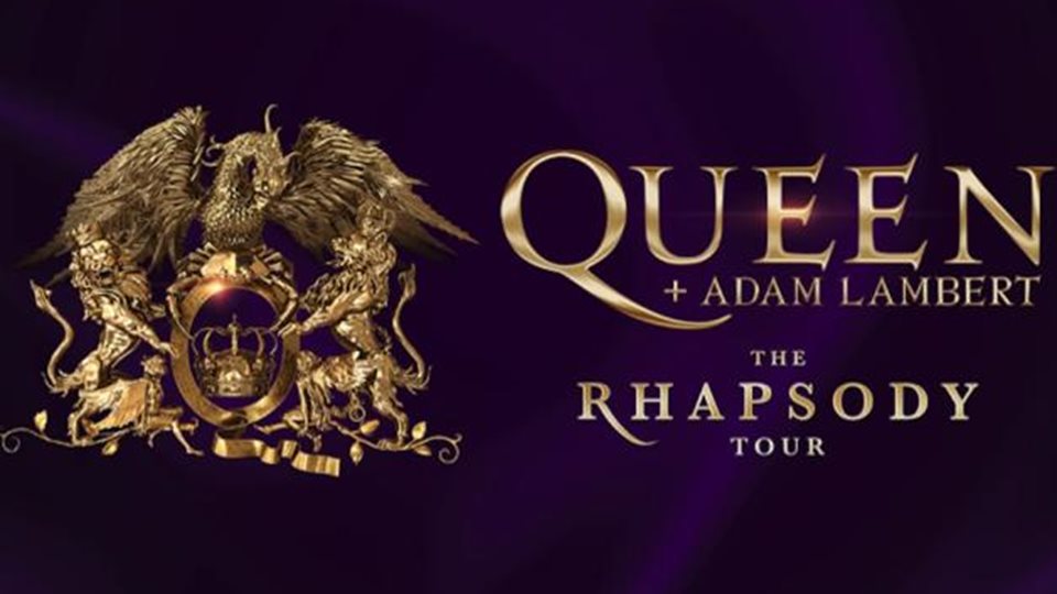 Queen + Adam Lambert The Rhapsody Tour affiche 2022