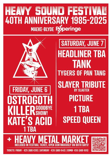 Affiche Heavy Sound Festival Tribute 2025
