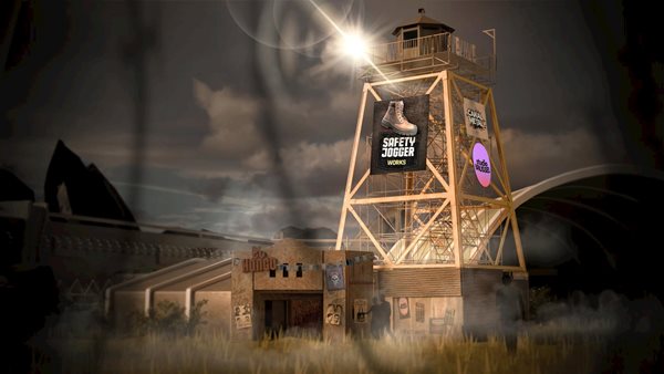 Alcatraz Festival Safety Jogger Guard Tower + El Hongo Merch
