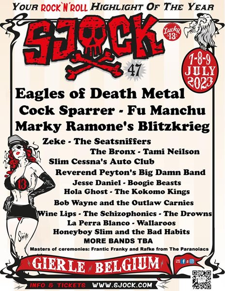 Sjock 47 2023 affiche Eagles Of Death Metal