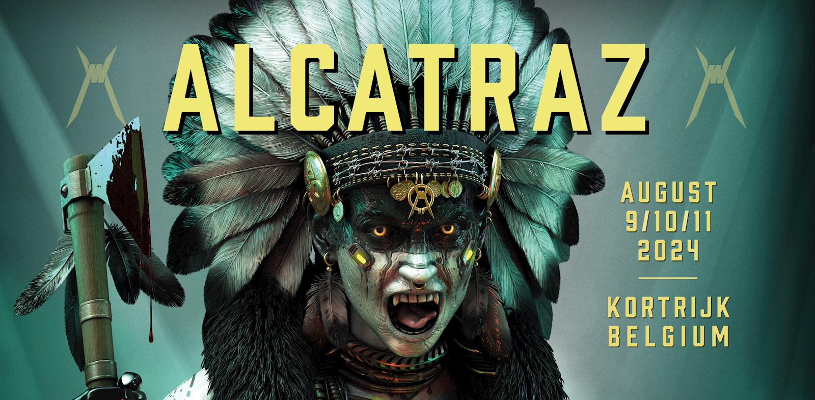 Derde Reeks Namen Voor ALCATRAZ 2024 Rock Tribune   Alcatraz24 Poster Ontwerp7 