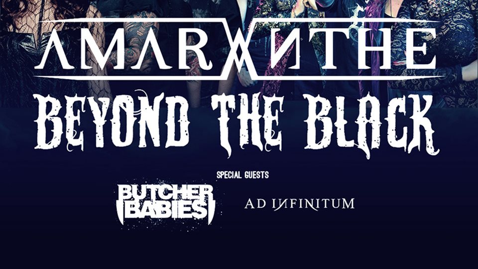 Amaranthe - Beyond The Black Co-Headline Tour affiche 2022
