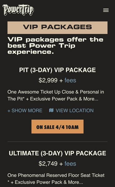 Powertrip tickets 2023
