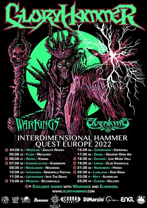 Gloryhammer affiche 2022