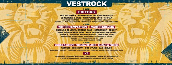 VESTROCK Affiche 2022