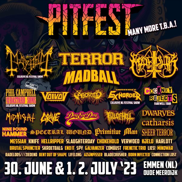 Pitfest Voivod 2023 affiche